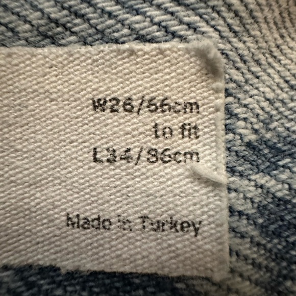 Topshop Light Wash Straight High Waisted jeans size 26 - Picture 6 of 7